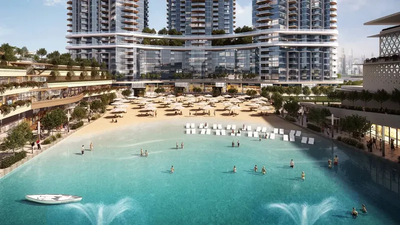 Sobha Hartland II / Lagoon and beach recreation concept