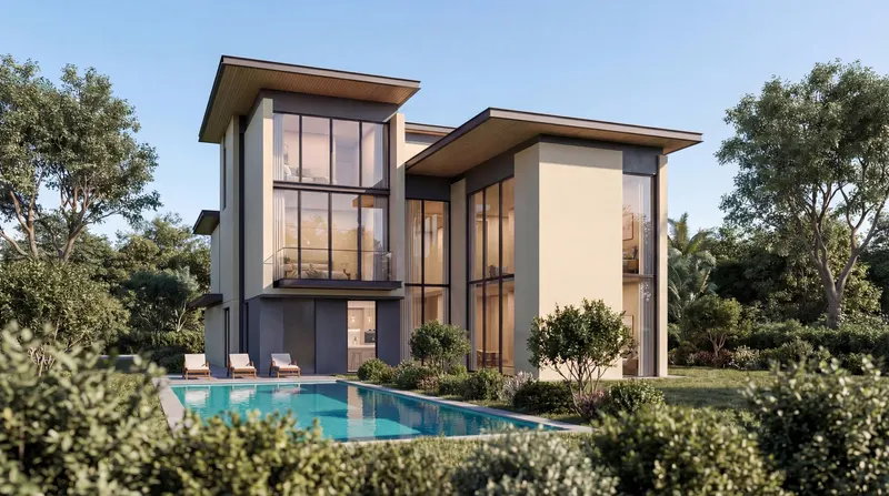 Sobha City / The Orchard / villa courtyard