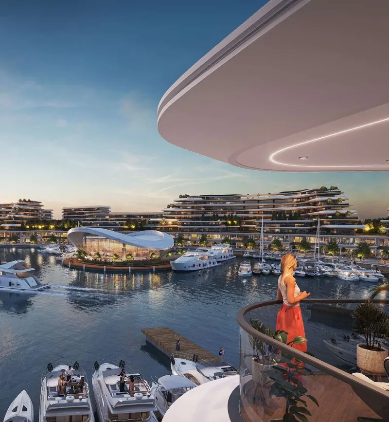 Sobha Siniya Island / Siniya Island / marina concept viewed from a balcony