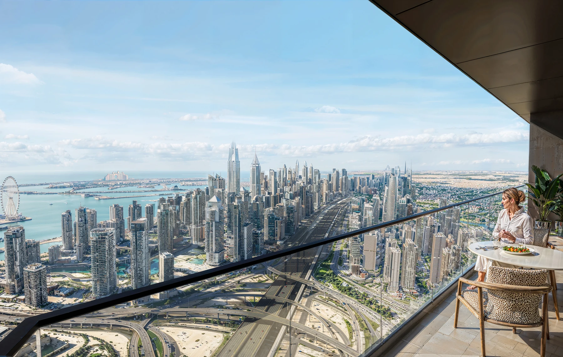 Sobha Central / Terrace / city panorama