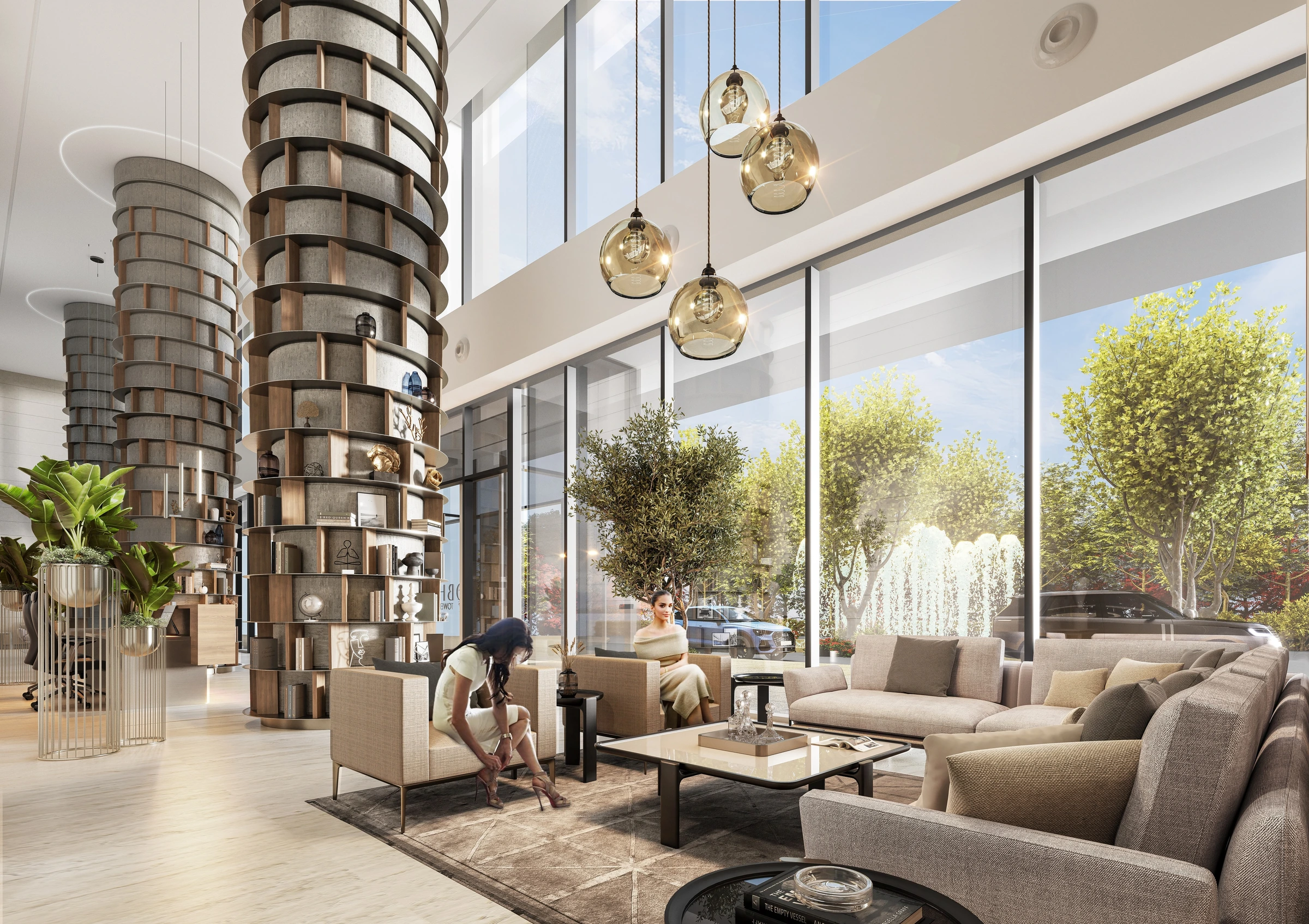Sobha Orbis / Residential lobby and lounge