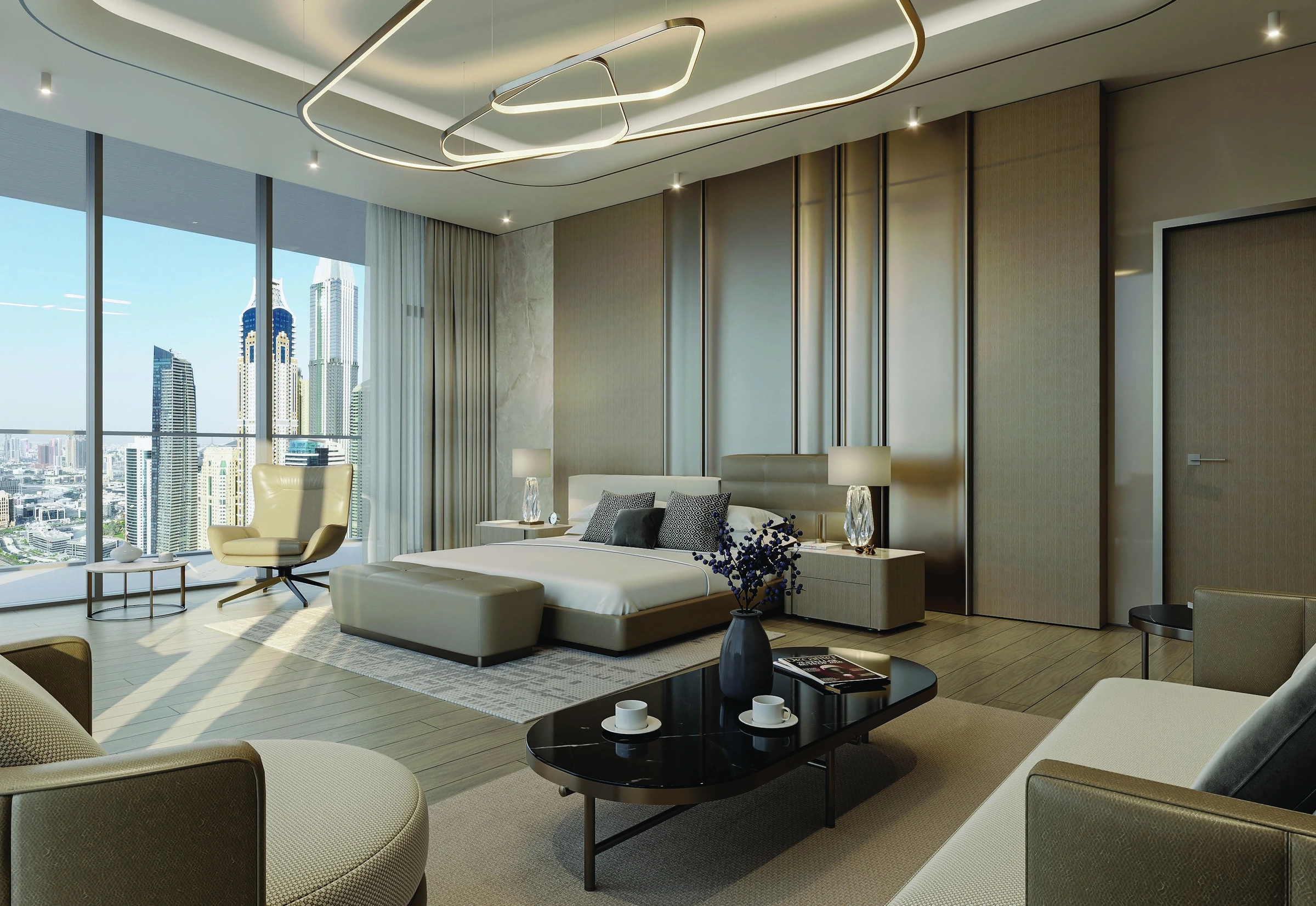 Sobha SeaHaven / Sky Edition / bedroom