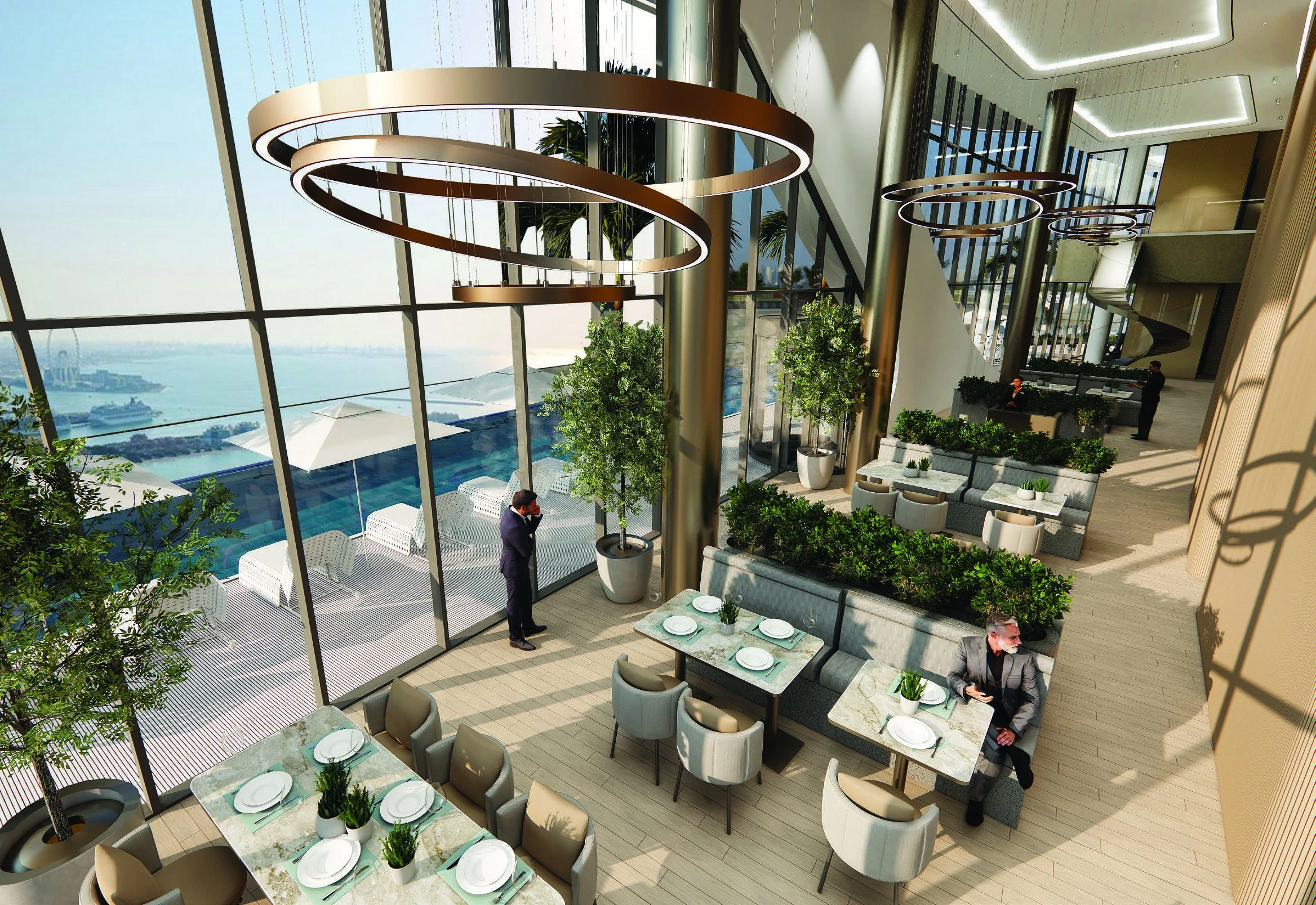 Sobha SeaHaven / Sky Edition / residents’ lounge
